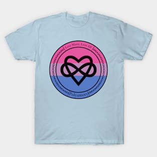 Polyamory, Love many, Love all Bi Pride T-Shirt
